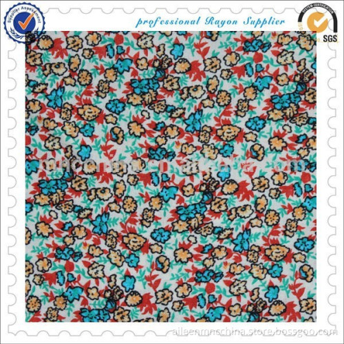100% Viscose printed fabric rayon fabric